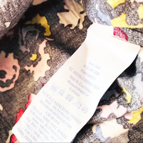 Boden Slate Blue Gray Vibrant Floral Tunic Top US 2 - Picture 9 of 9